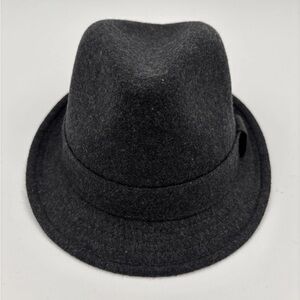 Epoch Wool Fedora In Charcoal Grey